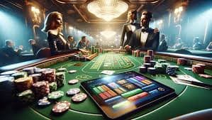 Table lobby showing multiple blackjack tables with different limits